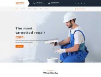 家庭维护维修服务公司网站html模板