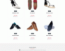 简洁大气的鞋子商城Bootstrap响应式网页模板
